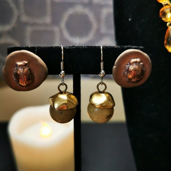 Lot of Jewelry Trinket Dish and Trinket Copper Ladybugs - Picture 7 of 16